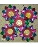 HOME MADE CLAY COLORED DIYAS